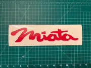 Custom Made Miata Logo Vinyl Decal - Multiple Sizes and Colors