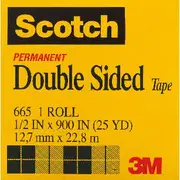 Scotch Double Sided Tape 12m x 22mm 72 Pack