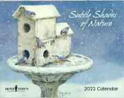 COLLECTIBLE CALENDAR -2023 -SUBTLE SHADES OF NATURE - BIRDS - FLOWERS -BOYS TOWN