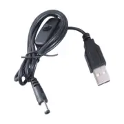 100cm USB to DC5.5x2.1mm Extension Cable Male to Male Power Cord for Routers