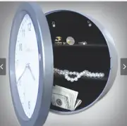 Clock safe jewelry safe storage clock