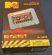 MTV Cassette Brick Building Set (80 Pcs) Brickcraft 2023