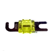 Nickel Plated Inline 100 Amp Mini ANL Power Wire Fuse (5/pack) 150A