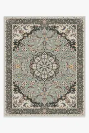 245' x 305' | Machine Washable Runner Rug | Kid & Pet Friendly | Indoor Rug | Sima Sage Rug | Ruggable