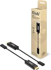 Club 3D 4K 60Hz HDMI to USB Type C Adapter HDMI 2.0 (Male) to USB Type C (Female) Active Monitor Converter (CAC-1333)