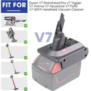 Tavice Dyson V7 Compatible Adapter for Milwaukee M18 18V Lithium Battery Converter to Replace for Dyson V7 Battery