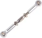 Gatuida 6Pcs Aluminum Turnbuckle Rod Linkage for Rc Epxhsp Racing Hpi Truck Buggy Upgrade Parts Silver Replacement for Enhanced Performance