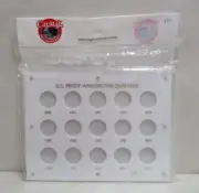 Capital Coin Holder #456 U.S. Proof Washington Quarters 1950-1964 White Display