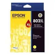 Epson 802XL High Capacity DURABrite Ultra Yellow Ink Cartridge