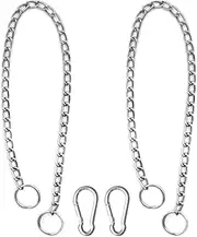2 Pack Dog Training Choke Collar,YuCool Stainless Steel Dog Choke Chain Collar (2.5mm;20 Inch)
