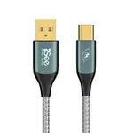 【ISEE】 USB-C TO A 45W PD鋁合金充電傳輸線1.5M（IC-AC676）