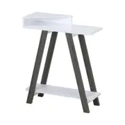 Familand 2-Tiers Wooden Console Table For Front Door Living Room Foyer Hallway