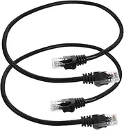 Cat6 Ethernet Cable Set 2 Pcs Network Cable Ethernet Patch Cord for Router Modem Pc