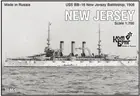 Combrig 1/700 Battleship USS New Jersey BB-16 1906 Resin Kit