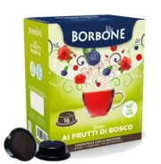 288 Capsules A Modo Mio Caffè Borbone Tisane Forest Fruits Compatible Washable