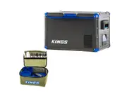 Adventure Kings 60L Camping Fridge Freezer 4WD + 37 Piece Six-Person Picnic Set