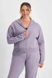 [Bonds] Bonds Move Double Zip Hoodie in Frozen Lilac Size: 3XL 3XL Frozen Lilac