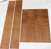 Heavy figure Quilted sapele dreadnought acoustic guitar back side set S52