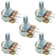 5 x 100K Logarithmic 16mm Potentiometer with Switch Pot