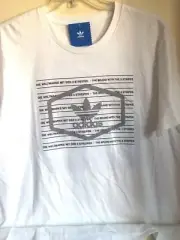 AUTHENTIC ADIDAS 100% COTTON NMD 8 WHITE T SHIRT 216327-609