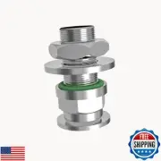 bmotiontech 1-inch Baseplate Feedthrough bulkhead to KF25 flange, this adapte