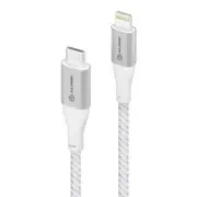 O-Alogic 1.5m Super Ultra USB-C to Lightning Cable Fast Charging Silver