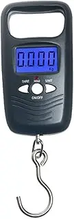 JSEIAJB Portable 50kg Digital Pocket Scale Hook Weight Mini Hanging Scale LCD ABS Hanging Luggage Weighting Fishing Hook Balance