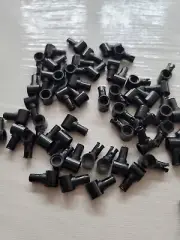 NEW LEGO 10X BLACK TECHNIC SINGLE BUSH 2M #65487.