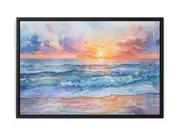 Beach Framed Print Fine Art Poster Print