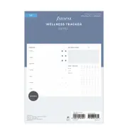 Undated Refill Filofax Minimal A5 Wellness Tracker FF-132687
