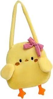 [Frediuo] Chick Shoulder Handbag Fashion Funny Plush Shoulder Bag