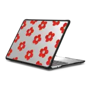 MacBook Air 13-inch (M2 - M4) Impact Case Crochet Flowers - Red