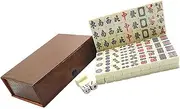 ibasenice Mahjong Sets Portable Travel Game Kit Sturdy Material Smooth Surface for Occasions