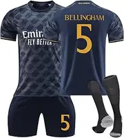 [Generic] R.Madrid Football Jersey Kids,23/24 New Season Home/Away Football Training Jersey, Football Shirts Shorts and Socks Set for Kids/Adults,Best Christmas Birthday Gifts for Kids