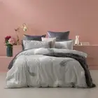 Bianca Penna Silver Duvet Doona Quilt Cover Set Queen, King, Super King Bed Size