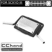 Oil Tank Metal Exhaust Pipe for 1/10 Scale SCX10 III RC Crawler Car Parts