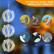 3Pcs Bird Deterrents for Outside Reflective Bird Scare Discs Set Outdoor lePvt