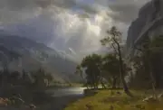 Yosemite Valley : Albert Bierstadt : 1866 : Archival Quality Art Print
