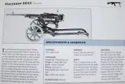Goryunov SG43 SG 43 Machine Gun Picture Out of Print Spec Sheet Article Decor