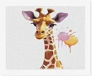 NHYDSPQ DIY Digital Painting,Giraffe Print Paint by Numbers,adult Digital Oil Painting Sets,DIY Paint by Numbers for Beginners