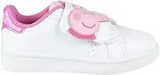 [That Mouse Fashion] Official Peppa Pig Trainers for Toddlers | Girls Shoes Sizes 6-10 | Kids White Trainers
