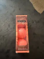 NEW-3 Volvik Orange CRYSTAL Soft Feel LIMITED EDITION 70 Compression GOLF BALLS