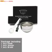 Reusable Coffee Capsules 80/150ML Barcode Refillable Vertuo Pods Compatible with