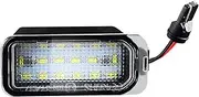 DEMULAX Number License Plate Light, for Ford, for FOCUS MK II, for FIESTA MK VII MONDEO MK IV KUGA S MAX 2008-2019 Turn Signal Lamps Accessorie Car Number Plate Light