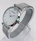 Emporio Armani AR1955 White Mother of Pearl Silver Tone Mesh Strap Ladies Watch
