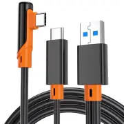 5Gbps Data Transfer Charging Cable USB3.0 to Type-C for PSVR2 Oculus Quest 3 /2