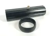 Westbury Aluminum Hand Railing 4" Interconnect w/ Collar 72103TBK Black
