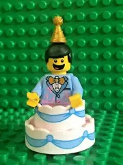 Lego 71021 Series 18 BIRTHDAY CAKE GUY Minifigures City Town NEW Genuine