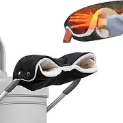 Pram Hand Warmer, Hand Muff Gloves for Prams, Warmer Waterproof Pram Muff, Soft Hand Warmer with Fluffy Lining for Buggies for All Pushchairs