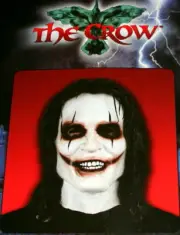 NECA The Crow Brandon Lee Latex Mask Halloween Full Head NOS Box Studio Quality